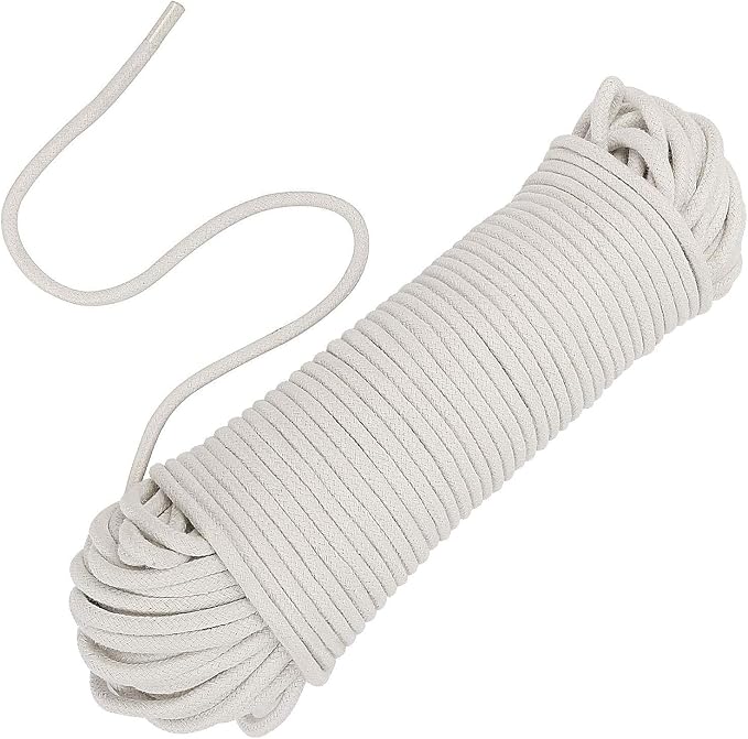 ZOENHOU Cotton Rope, 328 Feet, Clothesline, Laundry Line, DIY Crafts, Art by ZOENHOUDIRECT