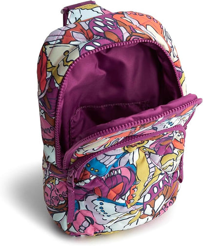 Vera Bradley Women's Lorman Sling Backpack-Featherweight Bag, Flutter, One Size
