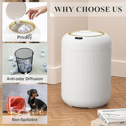Automatic Motion Sensor Bathroom Trash Can - Image 3