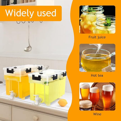 2.5 Gallon Drink Dispenser For Fridge, Beverage Dispenser - Image 6