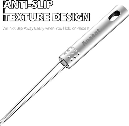 Anaeat 5.3" Stainless Steel Spider Skimmer, Professional Kitchen Pasta Strainer - Image 4