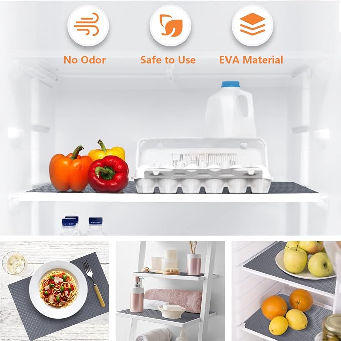 Shelf Liners for Kitchen Cabinets Refrigerator Liners Waterproof & Oil-Proof - Image 5