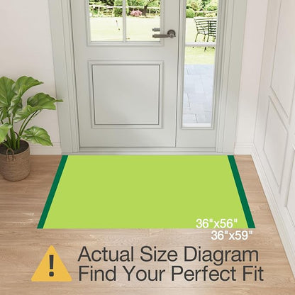 LUMI Large Indoor Door Mat, Easy Clean Low Profile Ultra Thin Entryway - Image 2