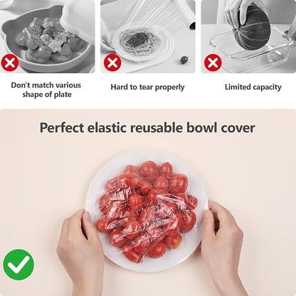 160Pcs Bowl Covers for Bread Proofing- Fits Bowls Up to 12", Large Thickened - Image 7