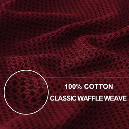 Homaxy 100% Cotton Waffle Weave Kitchen Dish Cloths, Ultra Soft Absorbent Quick - Image 2