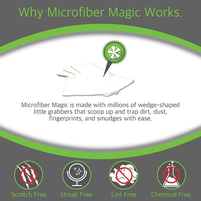 Microfiber Magic Streak Free Cleaning Cloth 6 Pack Clean Any Surface - Image 7