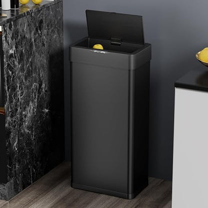 TLSUNNY 13.2 Gallon Motion Sensor Trash Can, Touchless Automatic Garbage Can - Image 7