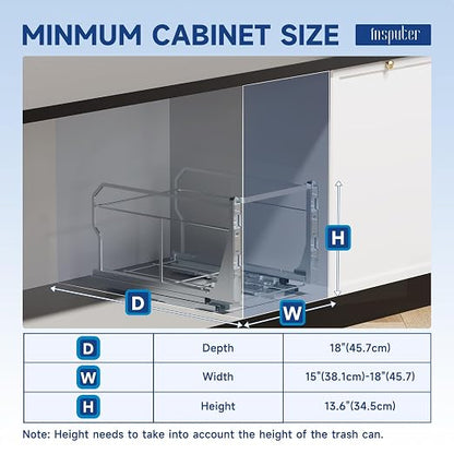Pull Out Trash Can Under Cabinet - Image 5