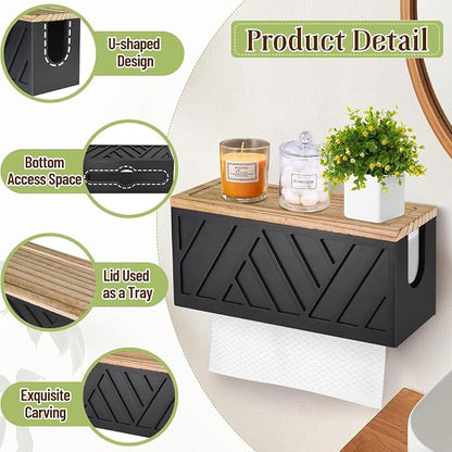 Set of 2 Paper Towel Dispenser Wall Mount, Paper Towel Holder Wall Mounted - Image 8