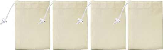 Urban Villa Laundry Bags Canvas Dirty Clothes Travel Laundry Bag Machine Washable|Reusable Hamper Liner Bag for Garments Delicates Lingerie with Drawstring Closure 4 Pack|Size 28 x 36 Inches
