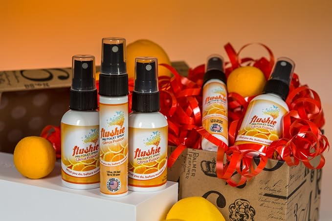 Flushie Pre-Toilet Spray for Poop Travel Size Toiletries Bathroom Spray for - Image 5