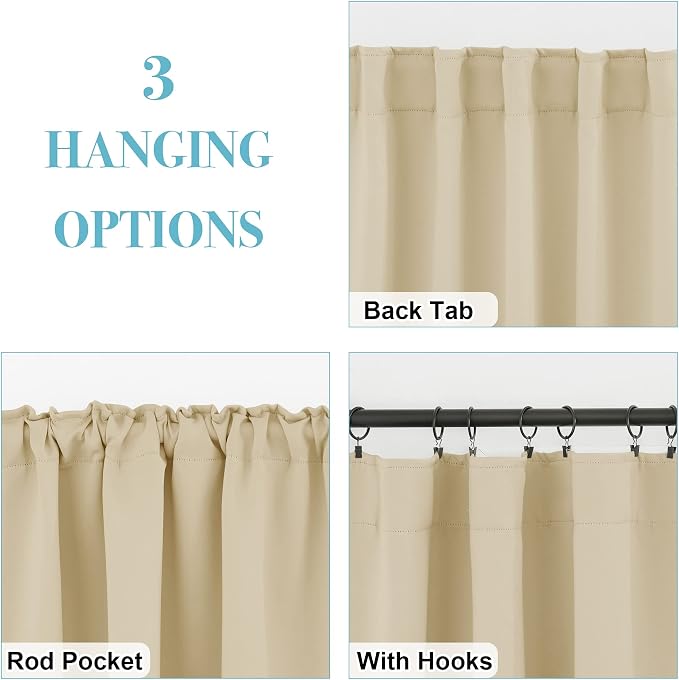 RYB HOME Small Window Curtains - Image 6