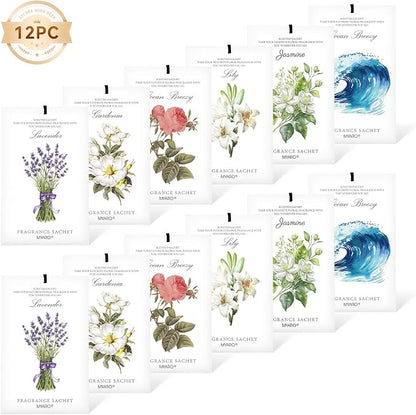 MYARO 12 Packs Scented Sachets for Drawer and Closet, Long-Lasting Sachets Bags - Image 6