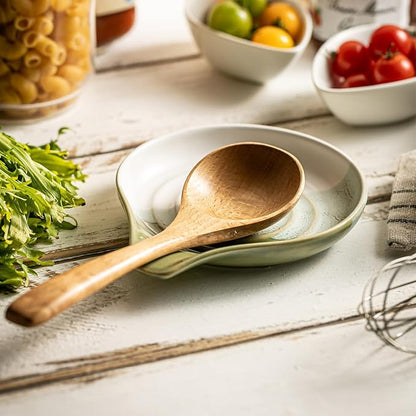 Ceramic Spoon Rest for Kitchen Counter & Stove, Large Spoon Holder for Cooking - Image 3