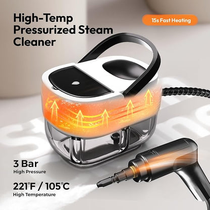 Steam Cleaner for Home, 2500w Steam Cleaner, High Pressure Steamer for Cleaning - Image 2