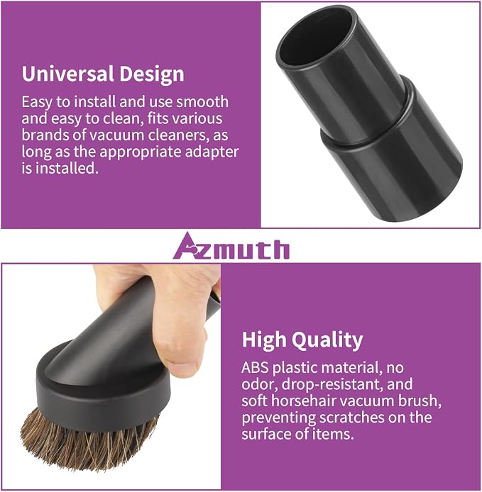 4 Pcs 25mm Horsehair Round Brush Vacuum Brush Attachment - Image 4