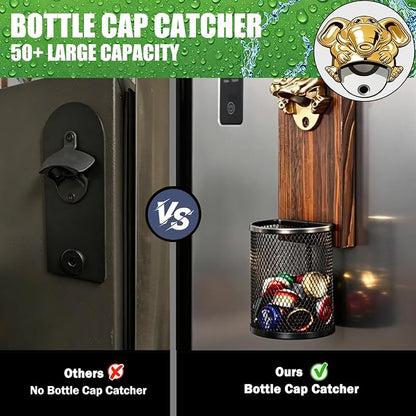 Beer Magnetic Bottle Opener Wall Mounted - Image 3