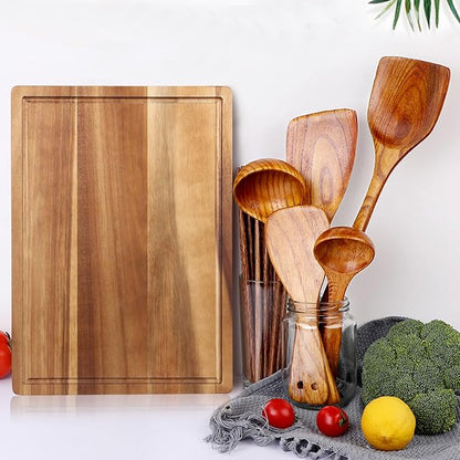 Solid Acacia Wood Cutting Boards - Image 4