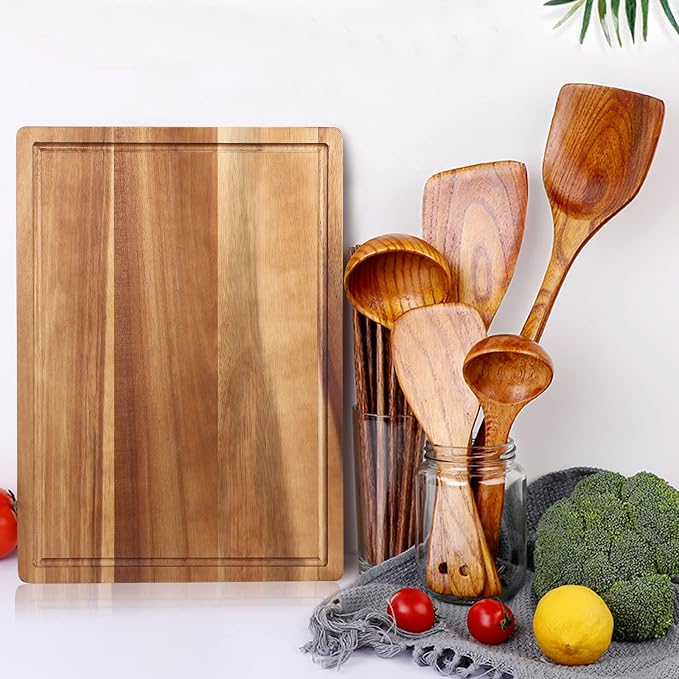 Decorative Acacia Wood Cutting Boards - Image 3