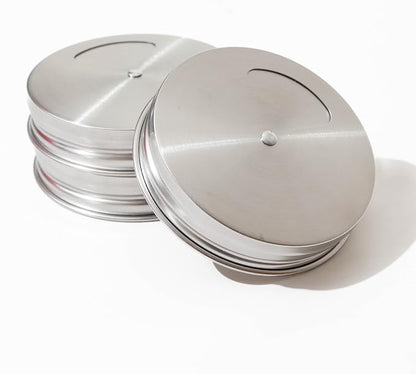Mason Jar Shaker Lids Stainless Steel – Adjustable Spice & Seasoning Dispenser - Image 7