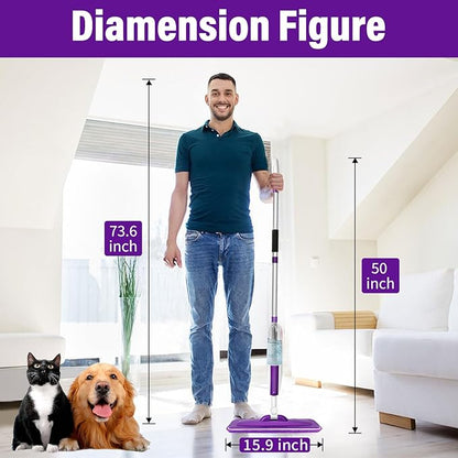 Mops for Floor Cleaning Wet Spray Mop - Image 5