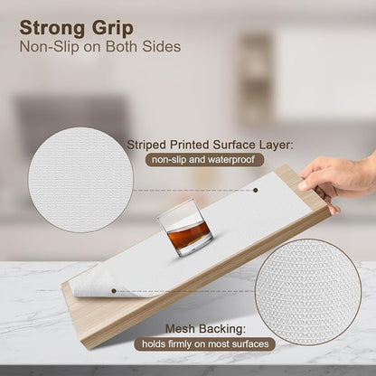 OcePor Non-Adhesive Drawer and Shelf Liner 24IN x 30FT，Non Slip Cabinet and - Image 2