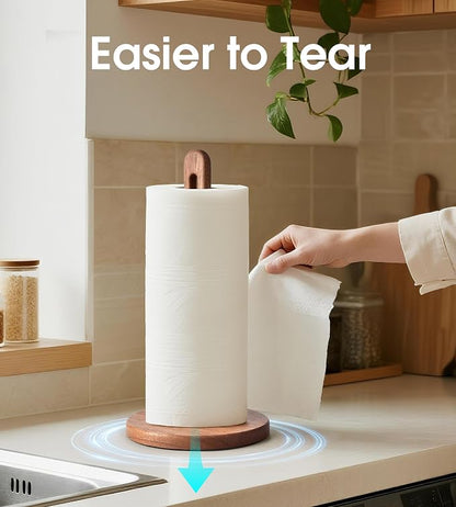 Acacia Wooden Paper Towel Holder Stand - Image 7