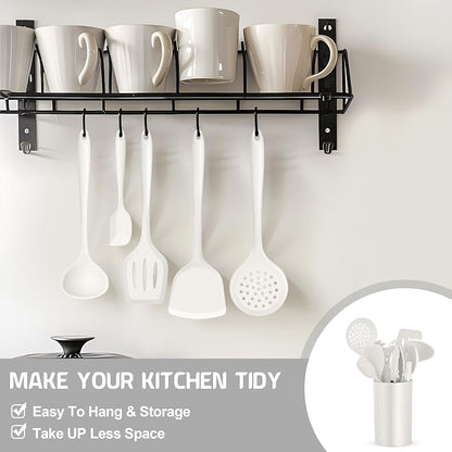E-far Silicone Cooking Utensils Set, 25 Piece Kitchen Utensils - Image 7