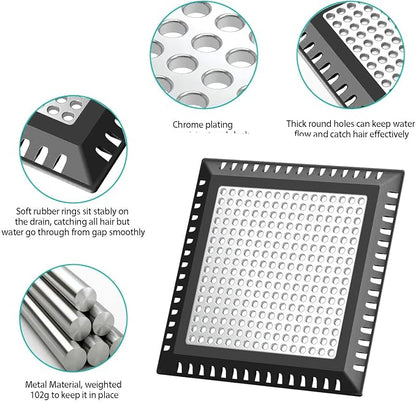Shower Drain Hair Catcher/Drain Strainer/Shower Drain Cover - Image 3