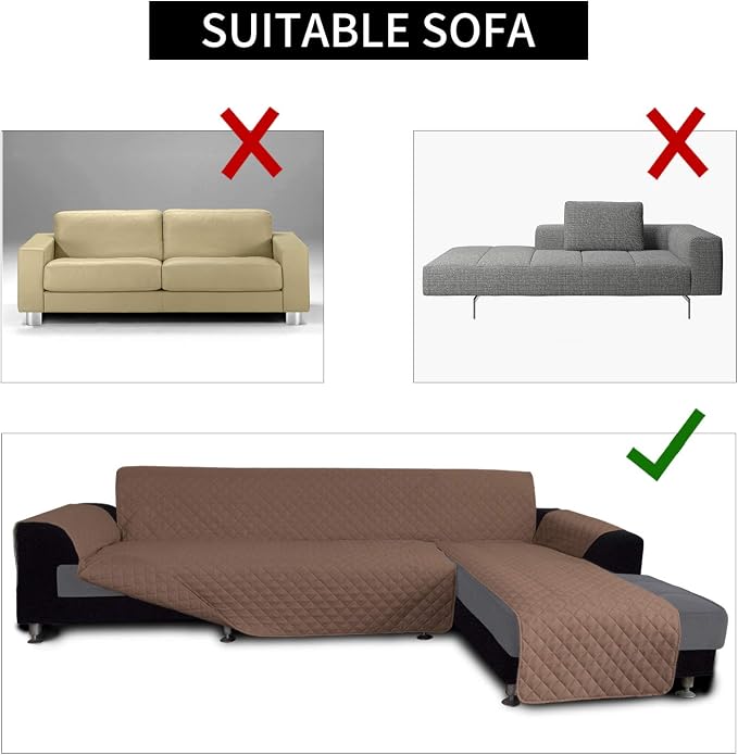 Easy-Going Sofa Slipcover L Shape Sofa Cover Sectional Couch Cover Furniture - Image 3