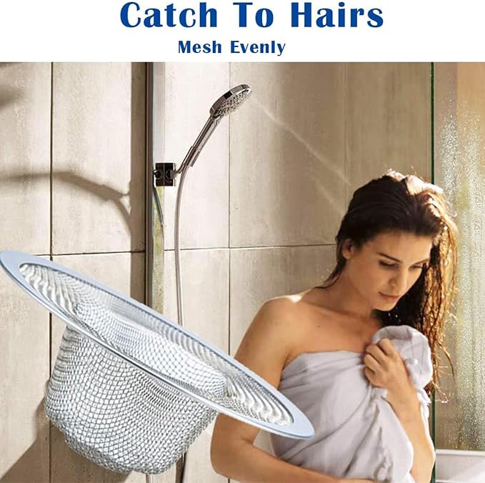 2 pcs Heavy Duty Stainless Steel Slop Basket Filter Trap, 2.75" Top / 1" Mesh - Image 5