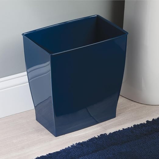 iDesign Small Rectangular Bathroom Trash Cans - Image 4