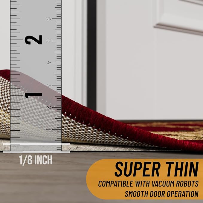 Ottomanson 2' x 7'8" Non-Slip Rug Pad Gripper 1/12 Inch Ultra Thin Dual Surface - Image 6
