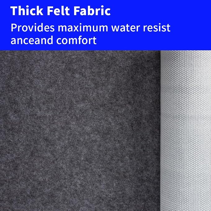 Waterproof Non-Slip 1/4” Extra Thick 9x12 ft Rug Pad - Image 4