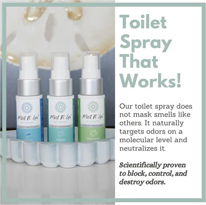 Mist N' Go by Omaze Travel Toilet Spray Odor Eliminator - Image 3
