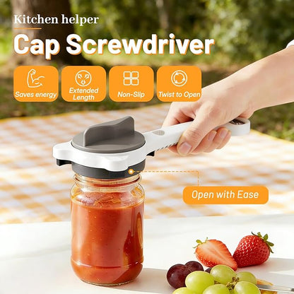 Jar Opener for Seniors Weak Hands, Adjustable Can Jar Lid Bottle Opener - Image 2