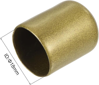 uxcell 20pcs Rubber End Caps 18mm ID Vinyl Round Tube Bolt Cap Cover Thread - Image 3