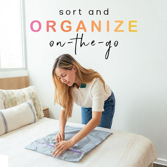 MUMI Travel Laundry Bag – Moisture & Smell-Proof Wash Bag with Folding Hanger & Outer Pouch | Large Washable Bags for Suitcase, Gym & Packing | Clothes Organizer for Trips & Storage - Yellow