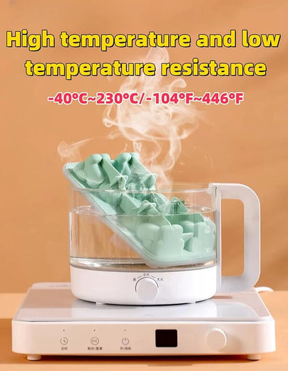 Cute 3D Cat Silicone Ice Cube Tray Mold Cartoon Animal Ice Box BPA-Free - Image 5