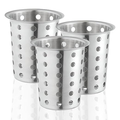 OCS Parts Stainless Steel Utensil Drying Cups | Stainless Steel | Set of 3 | by OCSParts