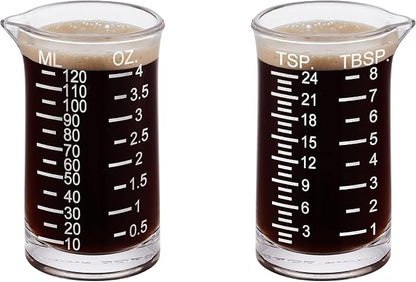 Ackers 4 Oz Glass Measuring Cup, Borosilicate Shot Glass - Image 6