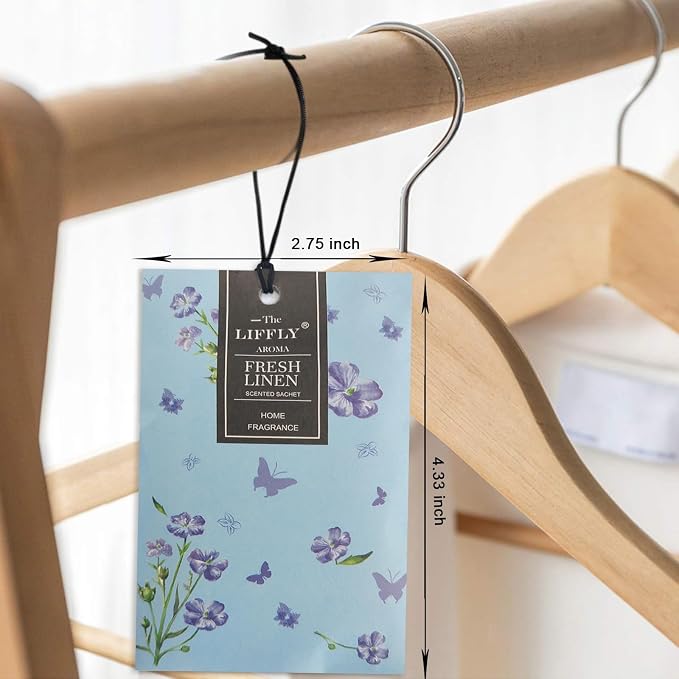 14 Packs Scented Sachets for Drawers and Closets Lavender Fresh Linen - Image 4