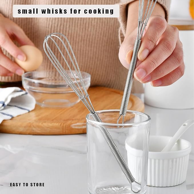 Digead Mini Wire Whisk, 304 Stainless Steel - Image 8