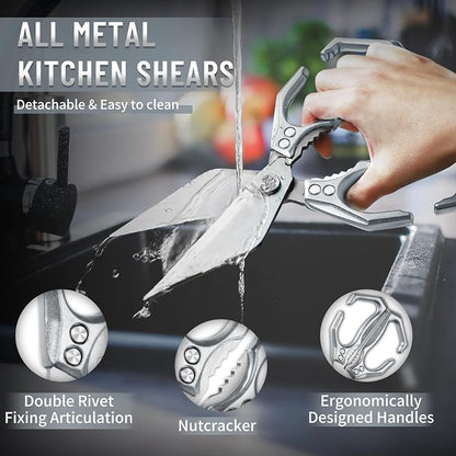 Dream Reach Heavy Duty Poultry Shears Kitchen Scissors Dishwasher Safe - Image 4