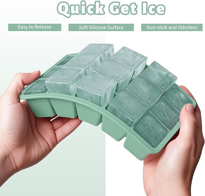 Silicone Ice Cube Tray 3 Pack - Image 5