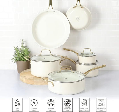 Martha Stewart Lockton Premium Non stick Non Toxic PFA Free Ceramic Interior 10 - Image 5