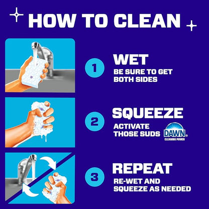 Mr. Clean Magic Eraser Foaming Sponge, All Purpose Cleaner, Dawn Cleaning Power - Image 10