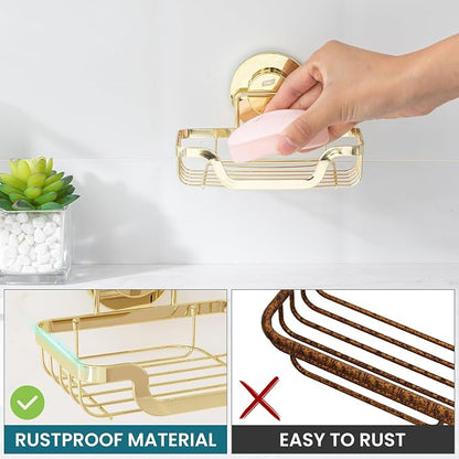 TAILI Soap Holder Bar Dish Suction Cup, Bar Shampoo Rack - Image 7
