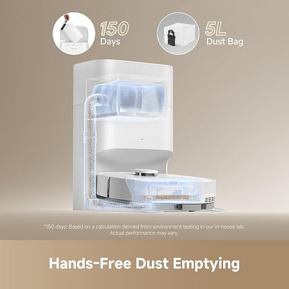 dreame D20 Plus Robot Vacuum and Mop, 000Pa Suction, Self-Emptying - Image 3