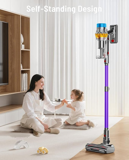 Cordless Vacuum Cleaner, 600W 50KPA 70Min Powerful Vacuum Cleaners - Image 4